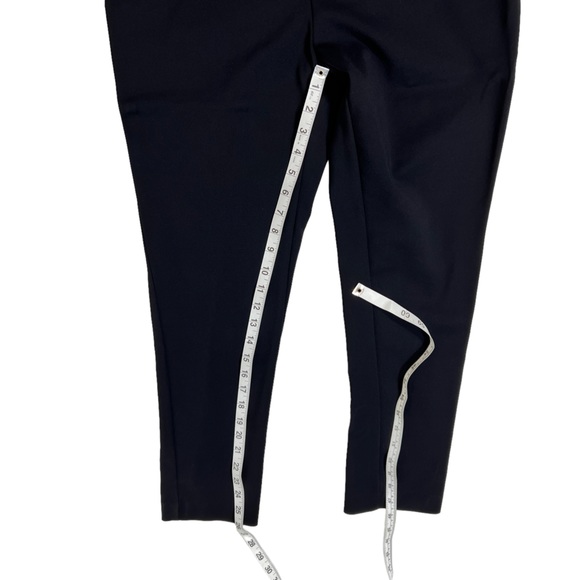 Gibson Latimer Black Center Seamed Stretch Skinny Slacks Size 10 - Picture 11 of 13